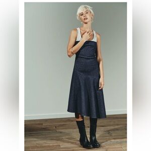 Zara Asymmetrical Dark Indigo Skirt